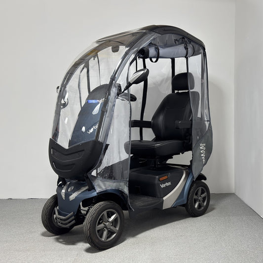 Electric Mobility Rascal Vortex with Solid Canopy and Sides